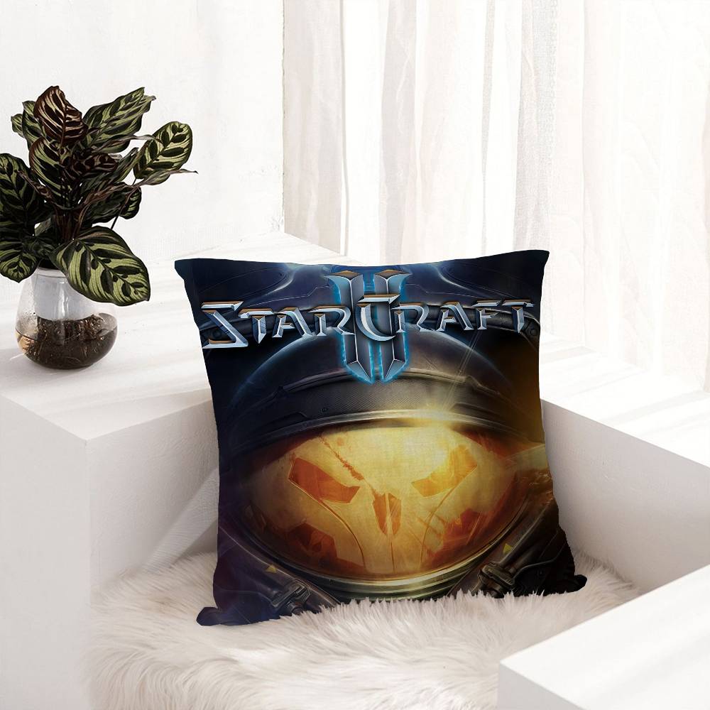 Game S-Starcraft 2 Personalized Picture Text Home Decorative Pillows Household Gifts 45X45Cm