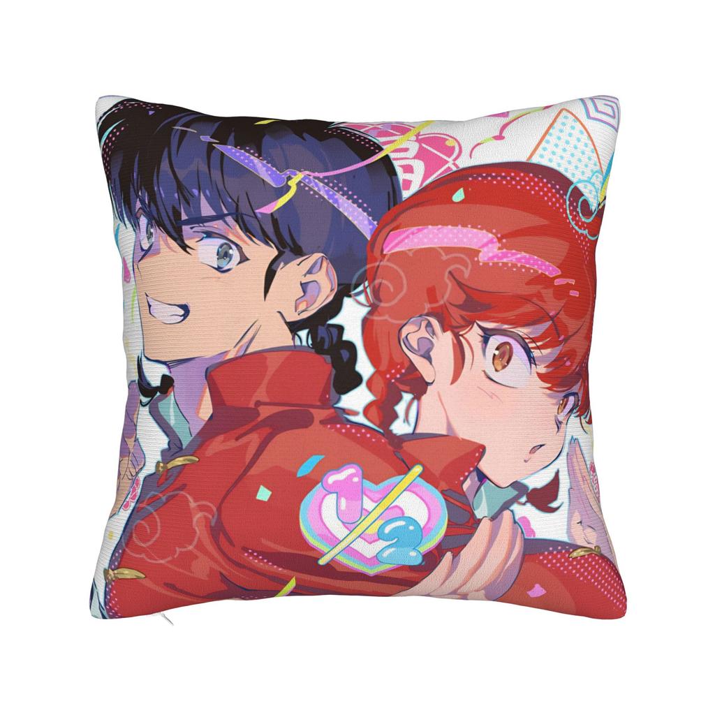 Anime Ranma And Akane Tendo Pillowcase Printing Cushion Cover Decorations  Throw Pillow Case Cover Home Square