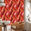 Ink Red, Orange and Coral Wallpaper for Living Room and Bedroom 50x1000