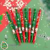 Cross-Border Christmas Cartoon Pen: Cute Neutral Black Ink for Exams & Practice