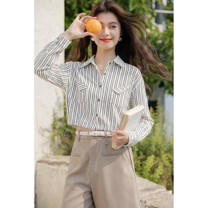 Mokana Women s Striped Long-Sleeve Shirt XL