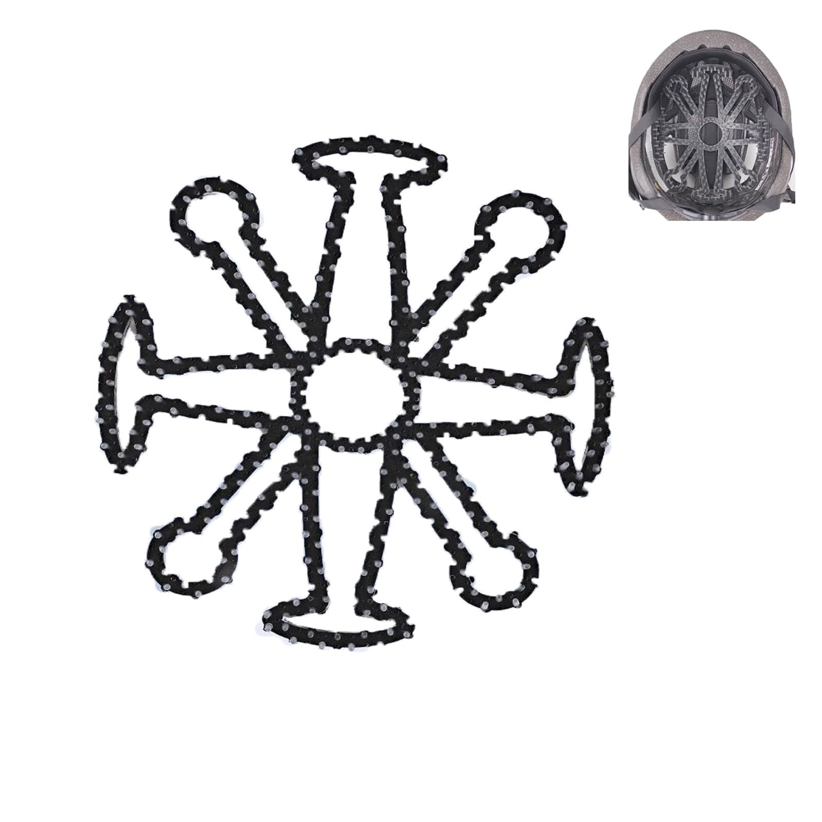 

Helmet Liner, Interior Pad, Breathable, Moisture-Proof, Keeps Your Hairstyle, Easy Installation, Bike Helmet, Silica Material