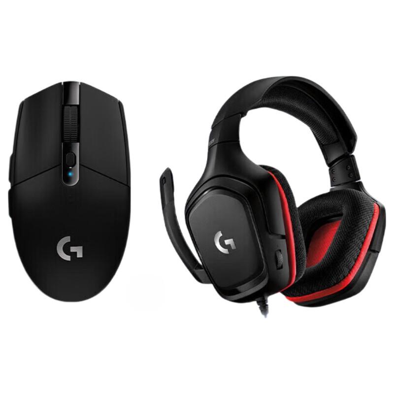 Logitech G331 Gaming Headset with G304 Mouse Bundle