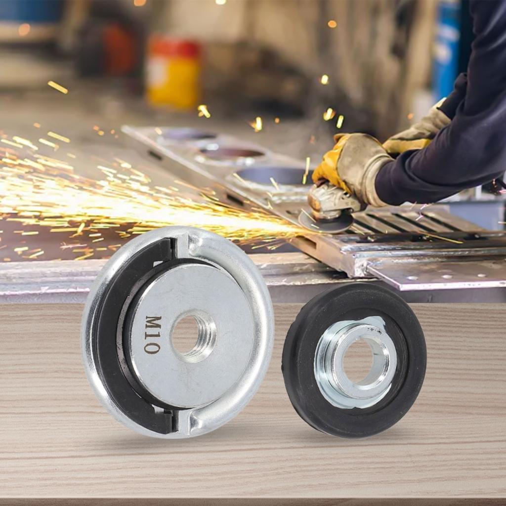 for M10 Thread Grinder Flange Nut Set with Stable Workpiece Holding