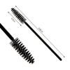 50Pcs Black Disposable Eyelash Mascara Brushes for Eye Lashes Extension Eyebrow and Makeup for Home Beauty Shop and Travel Use