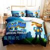 3D Print DOG MAN Cartoon Bedding Set Single Twin Full Queen King Size Bed Set Adult Kid Bedroom Duvetcover Sets