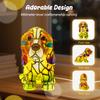 Doggy Night Light Resin Soothing Lighting LED Colorful Bagitte/Teddy Lamp Bedside Desktop Ornaments Gift for Bedroom Living Room
