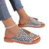 Flat slipper women's summer 2025 new European and American fringe beach women's shoes size 43 