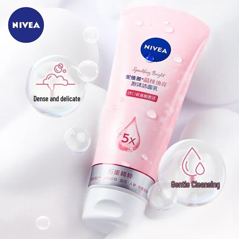 Nivea Crystal Bright Schäumender Reiniger 150g