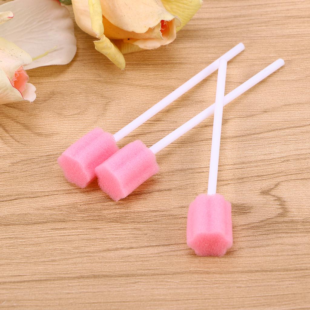 Buy 100PCS Sponge Stick Disposable Lightweight Safe Mouth Care Oral