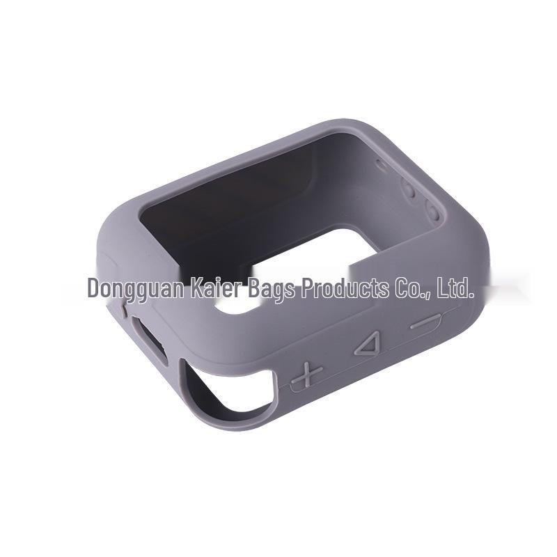 Gold Brick Soft Silicone Case for JBL GO4 Bluetooth Speaker - Portable Protective Storage Bag