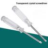 Transparent Screwdriver Multifunctional Cross Slotted Screwdriver Cutter Head Screw Driver Disassemble Repair Tool