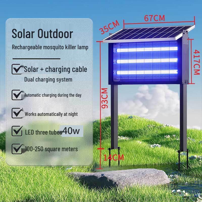 XPES Solar Outdoor Mosquito Zapper