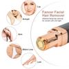 Women Waterproof Electric Eyebrow & Facial Hair Trimmer - Compact Black