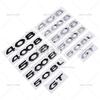 OQUP8 Auto Styling 408 508 508L 4008 5008 GT 3D ABS Klebeemblem Kofferraumemblem Kotflügelaufkleber Karosserieaufkleber für Peugeot 408 4008 508 5008