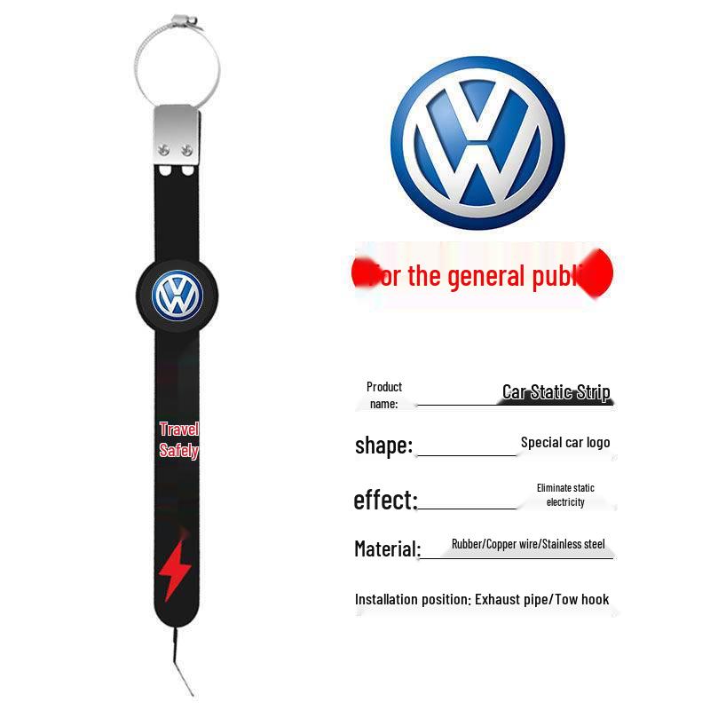 Anti-Static Car Grounding Strap for Exhaust Pipe Static Removal
