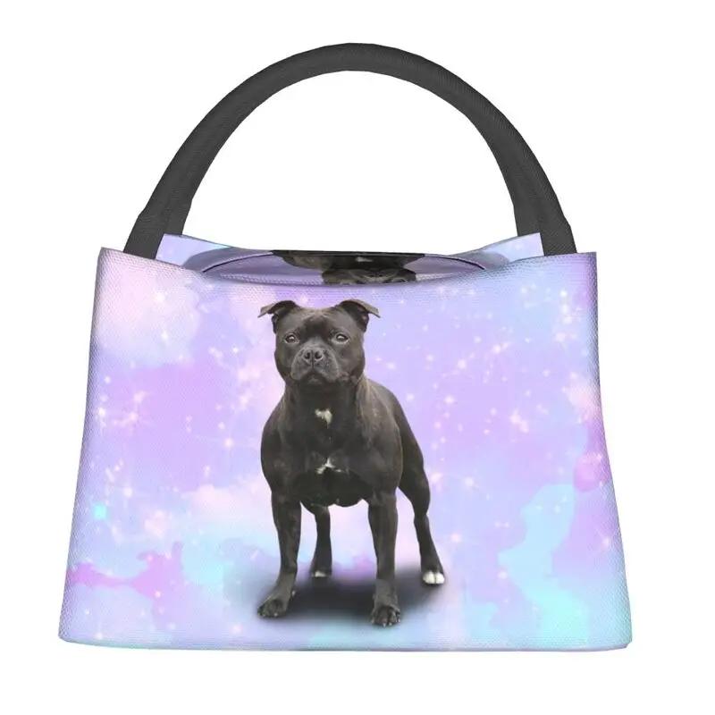 Lovely Pug Dog Insulated Lunch Tote Bag for Women Portable Cooler Thermal Bento Box Outdoor Camping Travel