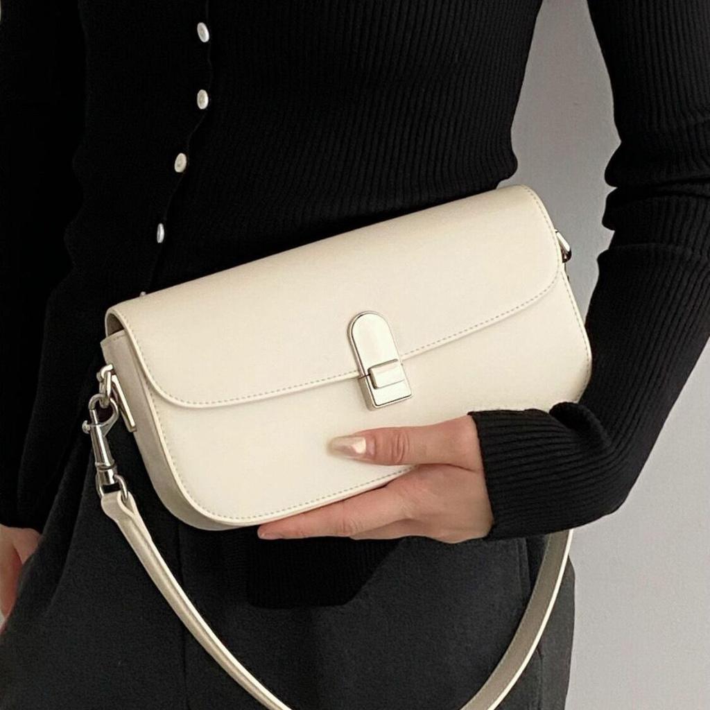 Nischen-Design modische Textur Achseltasche Damen 2025 neue Herbst- und Winter vielseitige Baguette-Tasche Einzel-Schulter Umhängetasche Damen