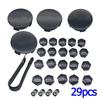 4pcs 25pcs 29pcs Sets 56mm Car Wheel Center Hub Decorative Caps Badge Wheel Lug Nut Protective Cover for Tesla Model 3 Y S X