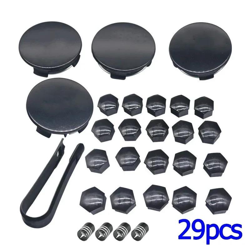 4pcs 25pcs 29pcs Sets 56mm Car Wheel Center Hub Decorative Caps Badge Wheel Lug Nut Protective Cover for Tesla Model 3 Y S X