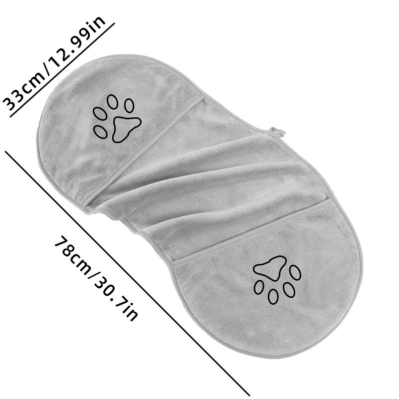 1 Ultra-fine Fiber Dog Towel, Available In Multiple Sizes with Strong Water Absorption, Suitable for All Dogs and Cats