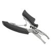 Stainless Steel Fishing Pliers Curved Mouth Lure Wire Cutter Multifunction Lure Pliers for Outdoor Fishing