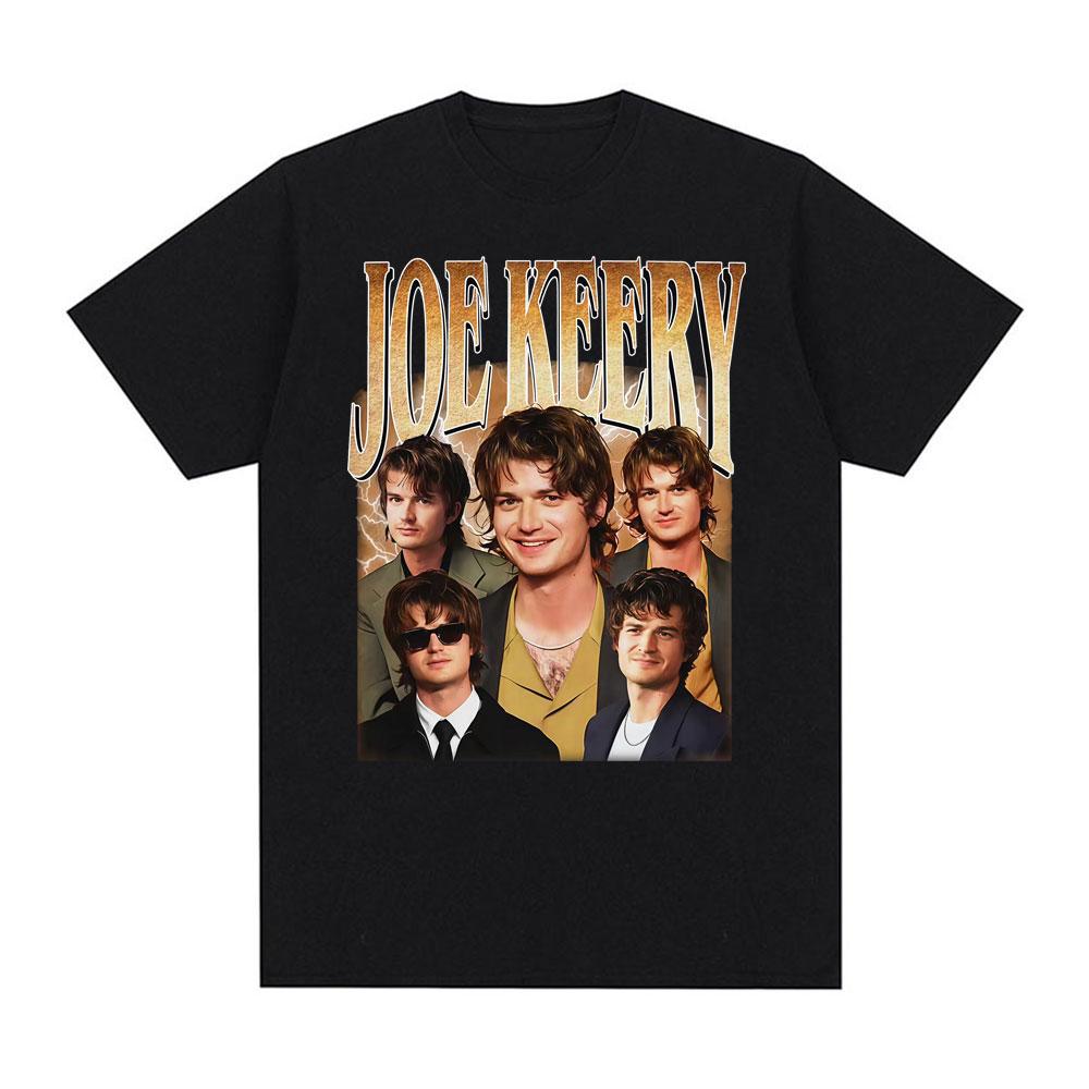

Limited Joe Keery Vintage Graphic T-shirt Unisex Fashion Gothic Short Sleeve Oversized T Shirts Men s Casual 100% Cotton T Sh... S