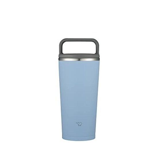 Zojirushi water bottle lid tumbler carry portable seamless cap handle type 300ml fog blue integrated packing easy clean only 2 points wash SX-JA30-AM