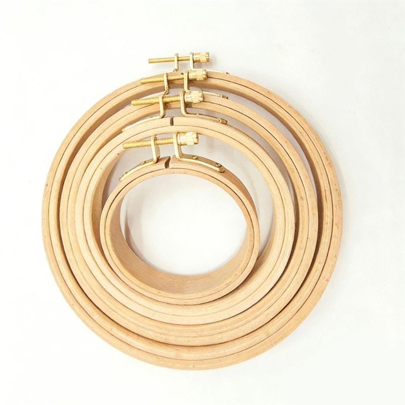 Wood Craft Hoop Ideal For Crosses Stitching Sewing And Punch Needle Embroidery Works