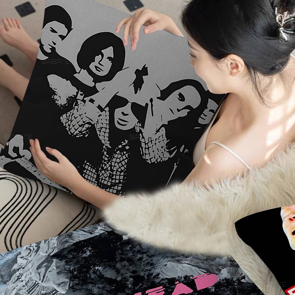 Hot Rock Music Band R-Radiohead Maple Design Cushion Cover Happy Autumn Harvest Decor Holiday Decorati Pillow Cover
