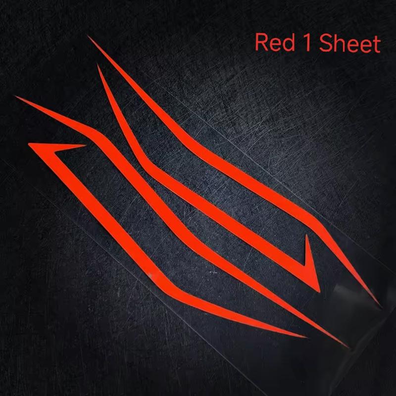 1/5 Blatt Reflektierende Coole Frontzug-Scheinwerfer-Aufkleber Motorrad-Verkleidungsaufkleber Dekoration Für Kawasaki Ninja Ninja400 H2 H2Sx