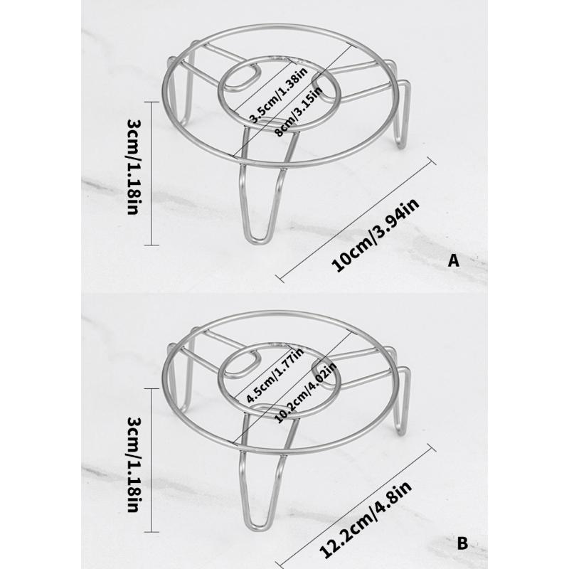 Premium Metal Cooking Rack For Steam Cooking Heatproof Design Protects Countertops From Scorching