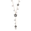 High-Quality Korean Five-Leaf Flower Tassel Necklace - Simple, All-Match Sweater Chain for Autumn/Winter