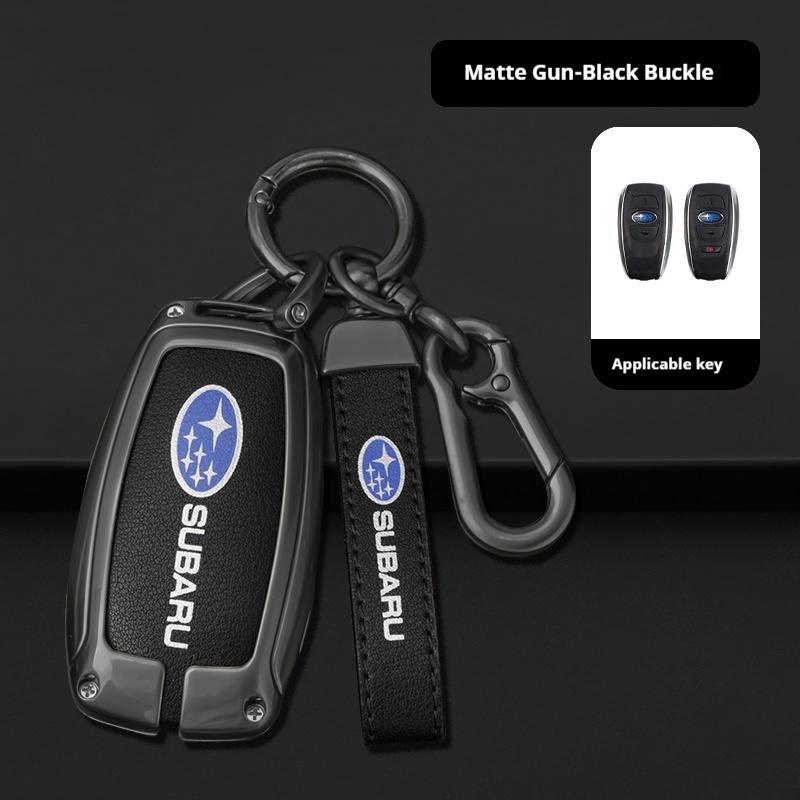 For Subaru STI Brz Wrx Xv Ascent Forester Outback Impreza Legacy Car Zinc Alloy Key Case Bag Car Metal Key Shell Auto Accessorie bdu3
