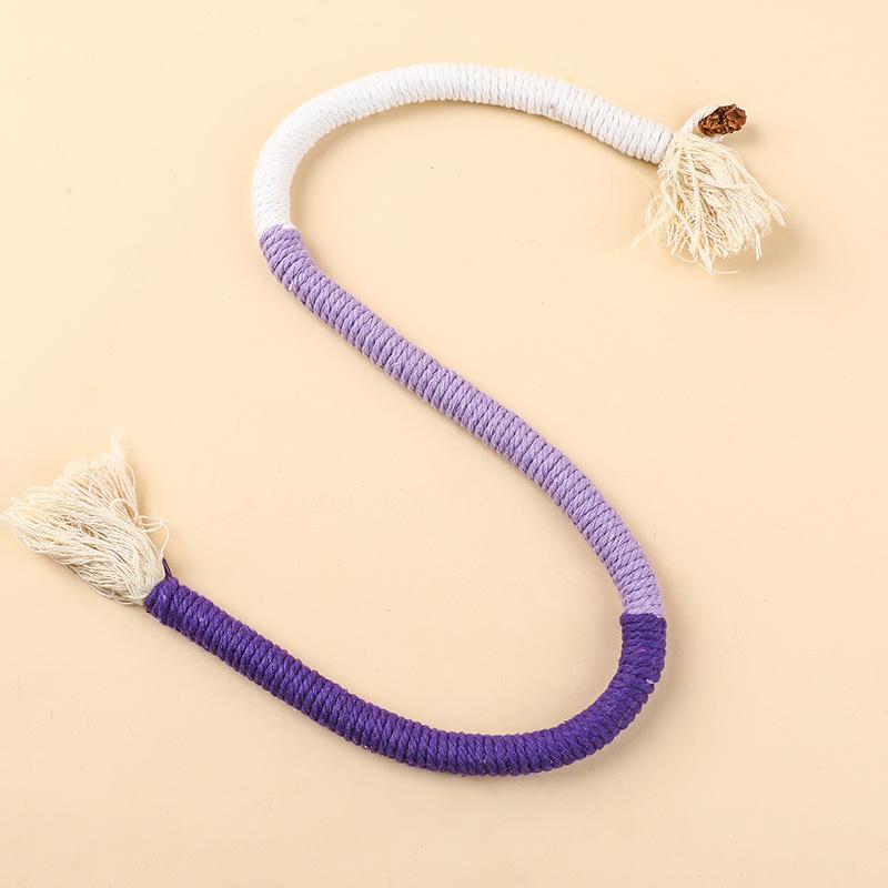

Cat Self-Hi Boredom Relief Artifact Teeth Grinding Stick Toy Bite Rope Cat Toy Bite-resistant Kitten Kitten Tease Cat Stick Popular goods