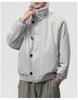 2025 Autumn/Winter Men's Double-Sided Hooded Cotton Jacket - Casual Fashion Workwear Outerwear