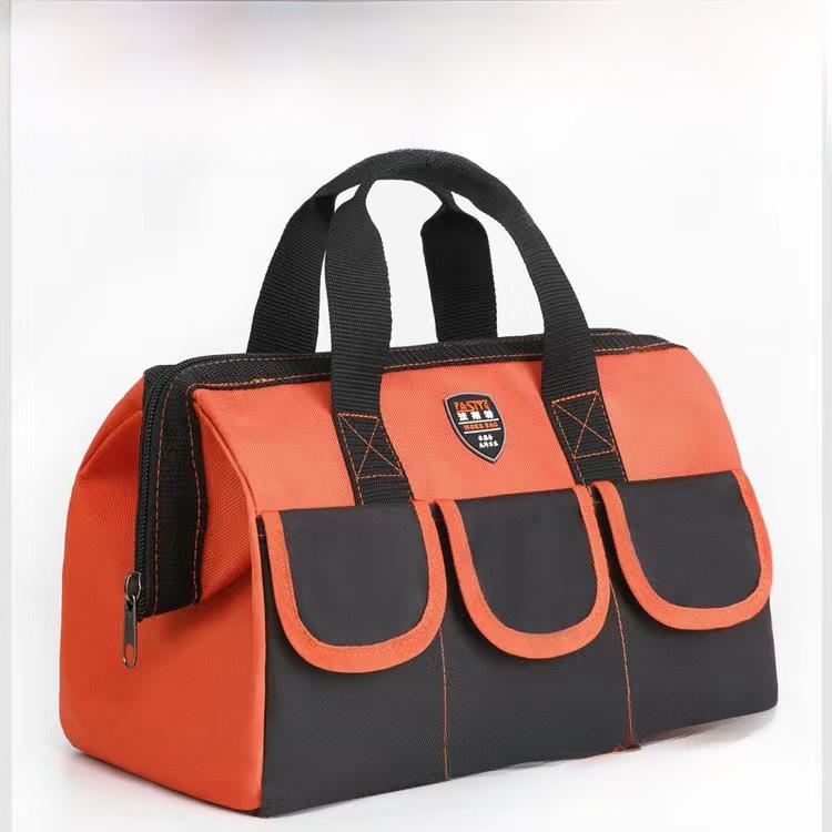 Sturdy & Durable Large Canvas Electrician Tool Bag for Woodworking, Multifunctional & Diagonal Design for Men