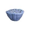 Chinese Style Ceramic Lotus Vase Exquisite Zen Meaning Artificial Flower Arrangement Vessel Natural Lotus Pod Flowerpot