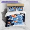 Set Biancheria da Letto 3 Pezzi con Stampa Modello Erling Haaland Morbido Delicato sulla Pelle Lavabile Copripiumino e Federe Set Stagione Unica Camera da Letto