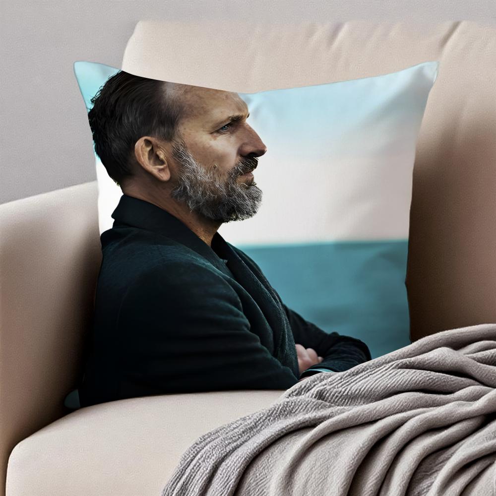 

CChristopher Eccleston Cushion Cover Pillowcase Antidustmite Invisible Zipper Short Plush Sofa Cushion 30X30cm