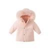 DAVE&BELLA Girls' Long Hooded Down Jacket