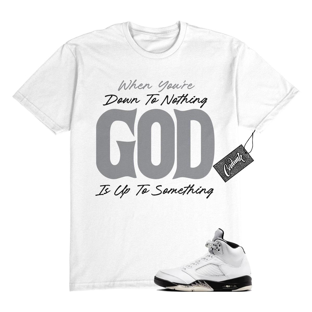 

5 Reverse Metallic White Black T Shirt Match UTS M