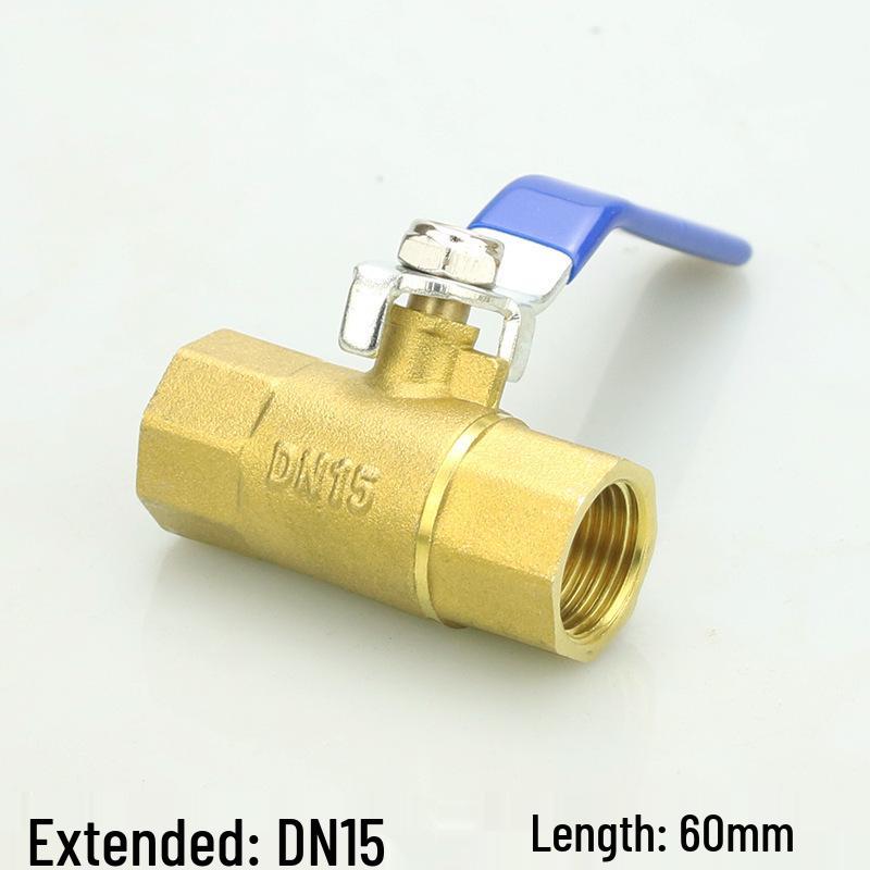 4-Point DN15 & 6-Point DN20 All-Copper Ball Valve, High-Temp Resistant, 1-Inch & 2-Inch, for Tap Water.