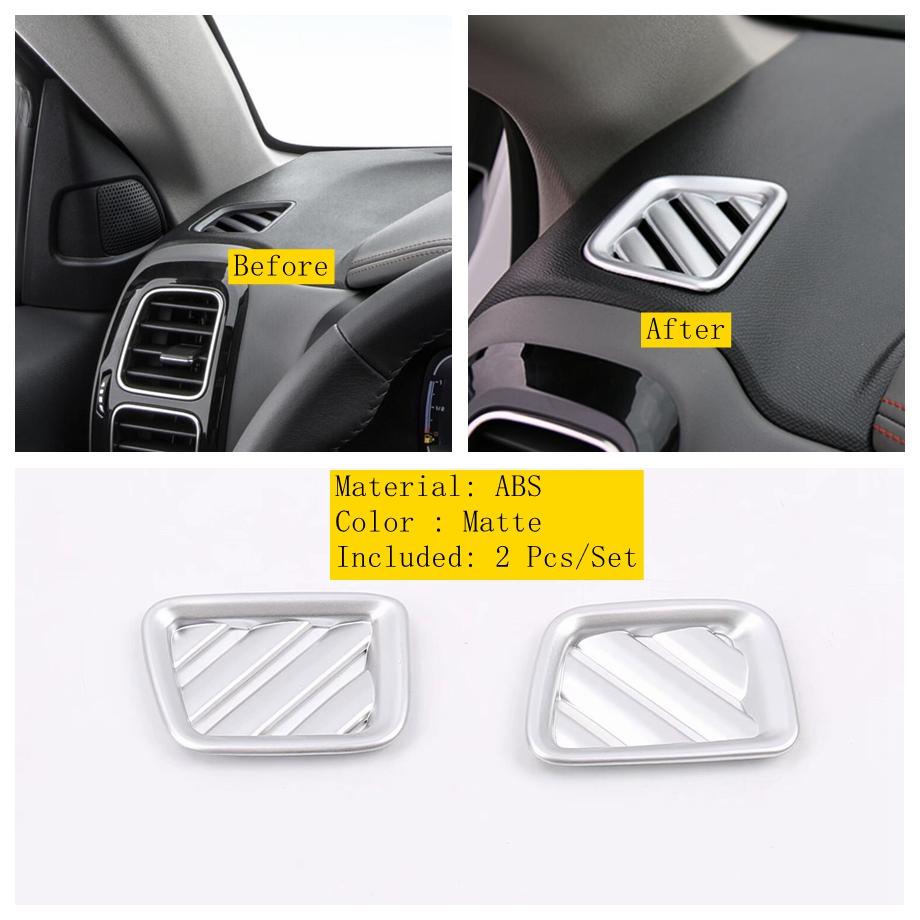 

Matte Auto Pillar A Speaker / Gear Knob / Door Handle Bowl Decor Cover Trim ABS Accessories For Citroen C5 Aircross 2018 - 2024 Model G