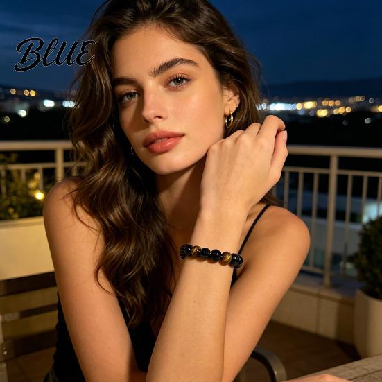 Elegant Simple Bracelet Natural Stone Beaded Bracelets Semi-Precious Gemstones Wear-resistant
