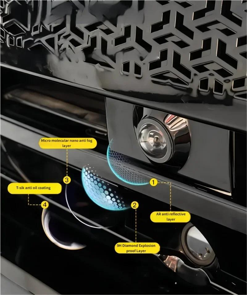 Auto Car 360 Camera Lens Protective Cover Fit for BYD Leopard 5 Leopard 8 Titanium 3 Titanium 7 Modified Camera Protective Cover