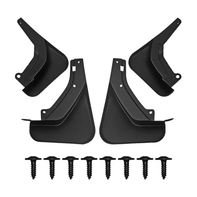 

4Pcs Car Mud Flaps Mudflaps with 8 Screws Protection Mud Guards Mudguard