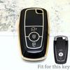 3 4 5 Button Car Key Cover For Ford Fusion Mondeo Mustang Explorer Edge Ecosport For Lincoln Mondeo Mkc Mkz Mkx Key Case For Car