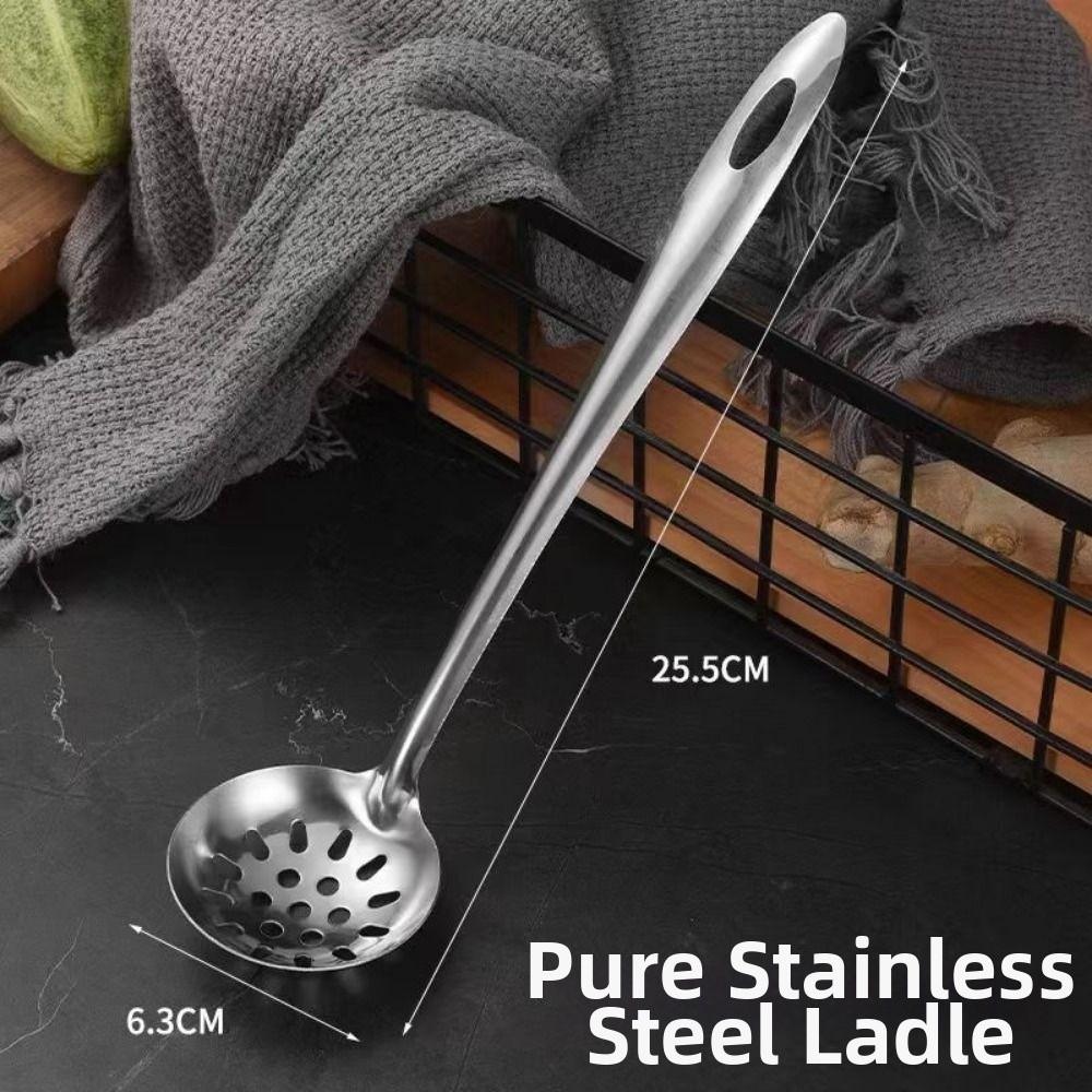 Heat-resistant Hotpot Ladle Set Thickened itchen Soup Serving Spoon Household Soup Ladle Spoon