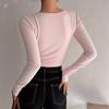 European & American Women's Sexy Slim-fit Autumn/Winter Long-sleeve Warm Base Layer Top